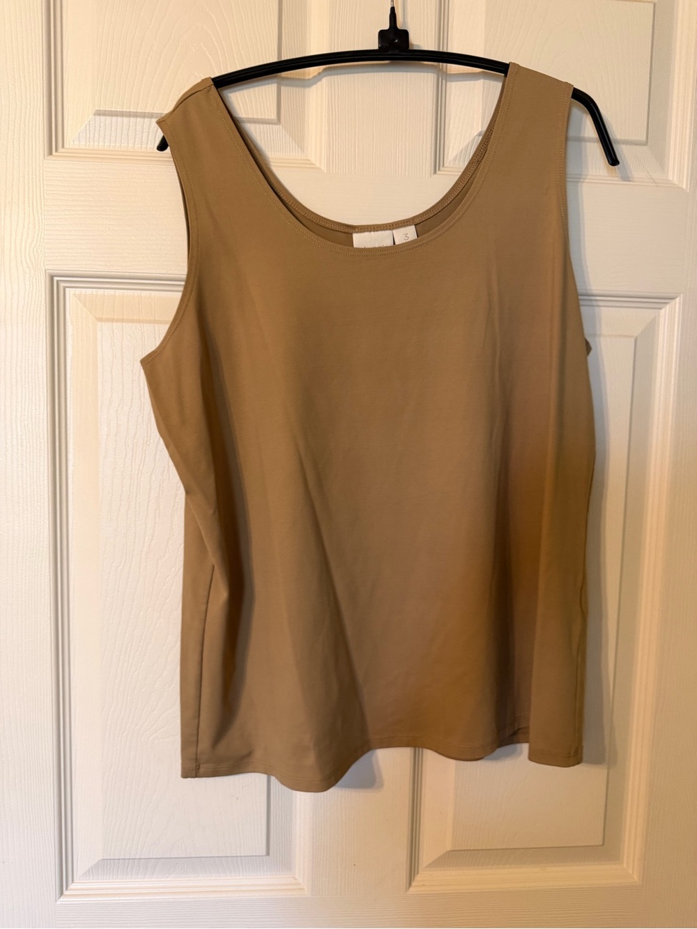 Chico’s Classic Women’s Tank Top Taupe Chico’s size 3 US size X-Large